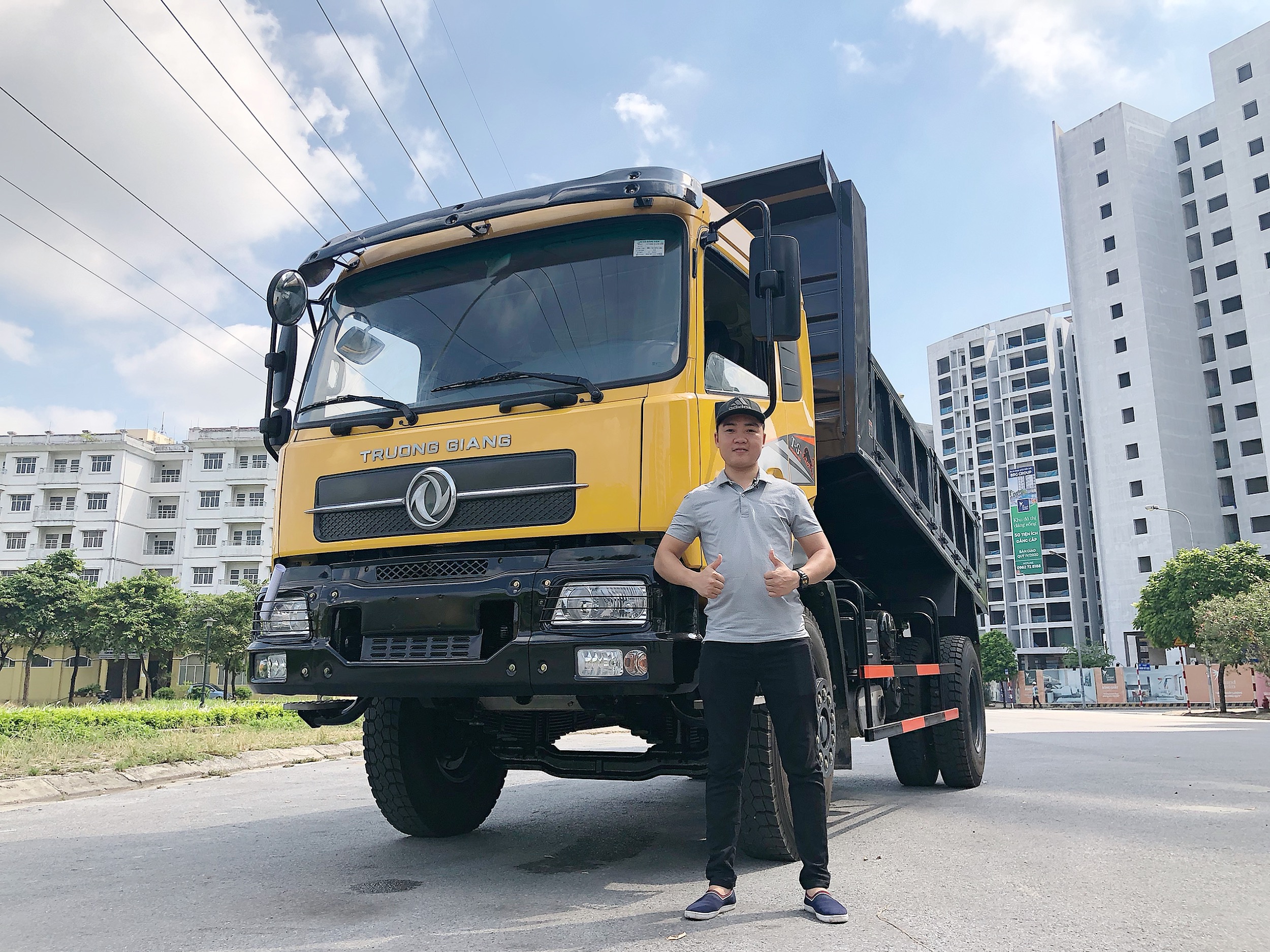 Chi tiết xe tải ben Trường Giang Dongfeng 8.1 tấn 6 máy