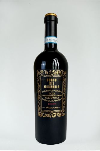 Rượu vang BORGO DEL MANDORLO Sicilia Nero d’Avola Riserva – 14%