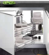 Trang hoàng không gian nấu nướng bằng phụ kiện tủ bếp inox