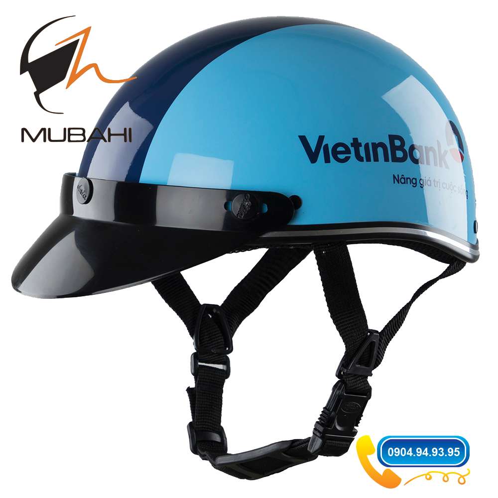 Mũ bảo hiểm Quảng cáo ngân hàng Viettinbank
