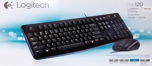 Bộ bàn phím & Chuột có dây Logitech MK120 siêu nhạy