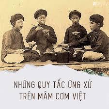 Những quy tắc trên mâm cơm người Việt