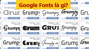 Google Fonts là gì? - Cân điện tử Fujihatsu