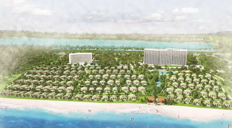 Mövenpick Cam Ranh Resort: Cung cấp toàn bộ bản lề giảm chấn Grass Tiomos và ray âm Grass Dynamoov