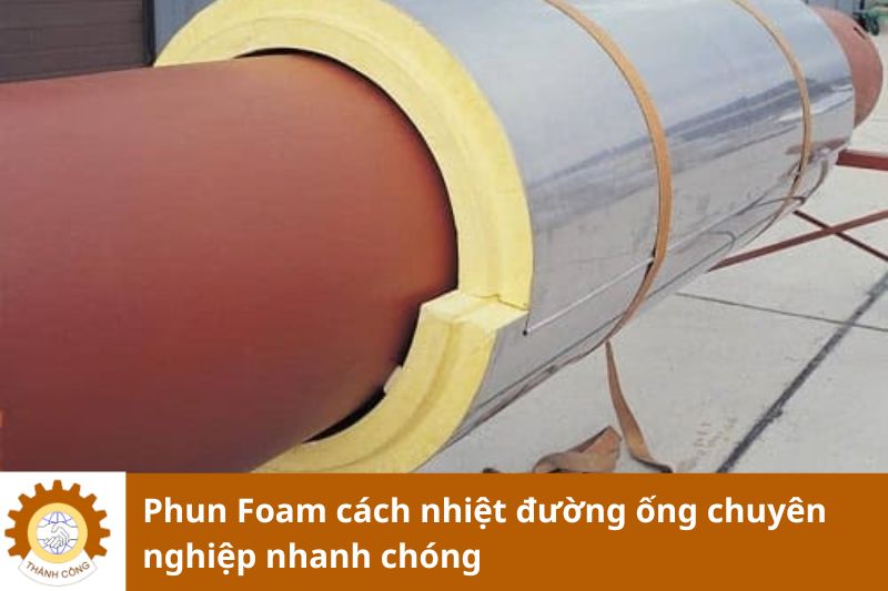 Phun Foam cách nhiệt đường ống chuyên nghiệp nhanh chóng