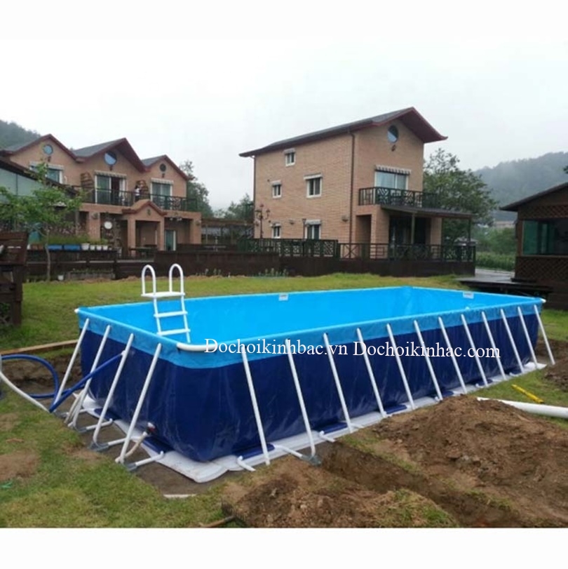 Phao hơi Kinh bắc cung cấp bể bơi di động tại Quốc tuấn, An dương, Hải phòng