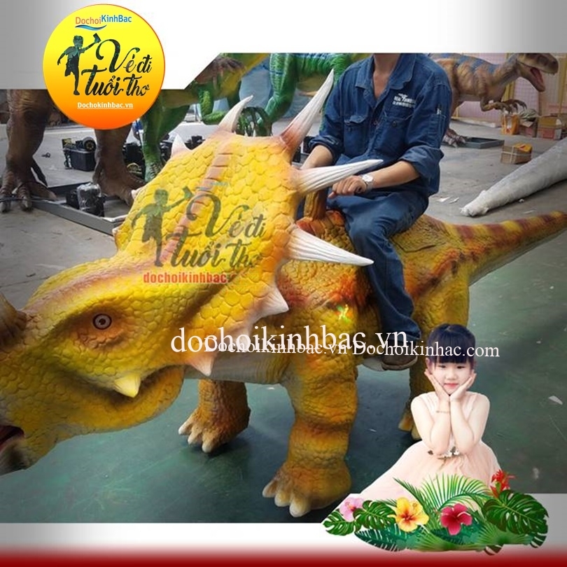 Đồ chơi Kinh Bắc cung cấp lái xe khủng long tại Cẩm Thượng, Tp Hải Dương, Hải Dương