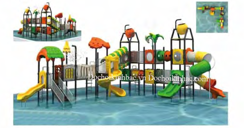 Đồ chơi Kinh Bắc cung cấp khu liên hoàn bể bơi tại Bàn Giản, Lập Thạch, Vĩnh Phúc
