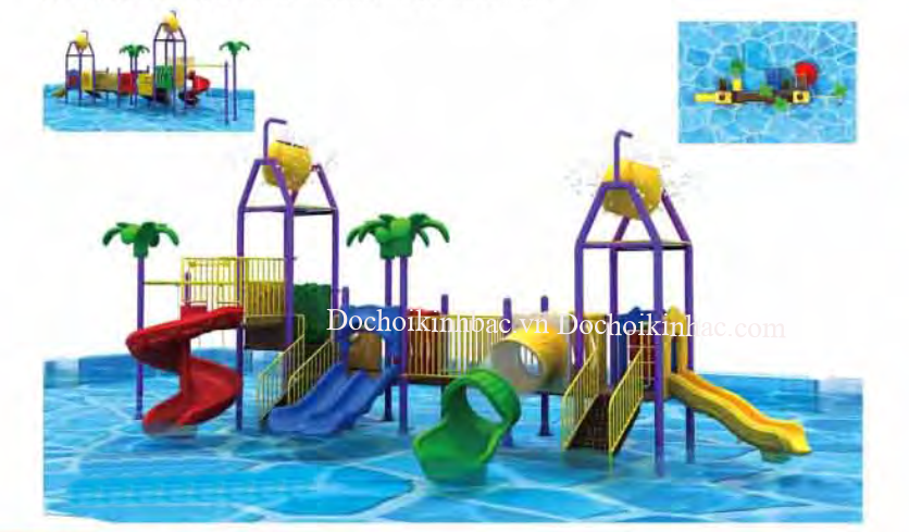 Đồ chơi Kinh Bắc cung cấp khu liên hoàn bể bơi tại Xuân Lôi, Lập Thạch, Vĩnh Phúc