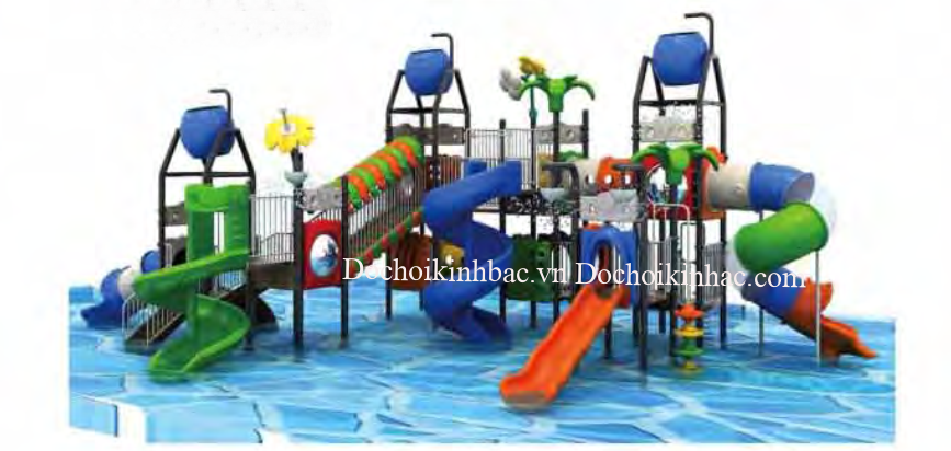Đồ chơi Kinh Bắc cung cấp khu liên hoàn bể bơi tại Xuân Hòa, Lập Thạch, Vĩnh Phúc
