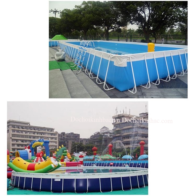 Phao hơi Kinh bắc cung cấp bể bơi di động tại Giao long, Giao thủy, Nam định