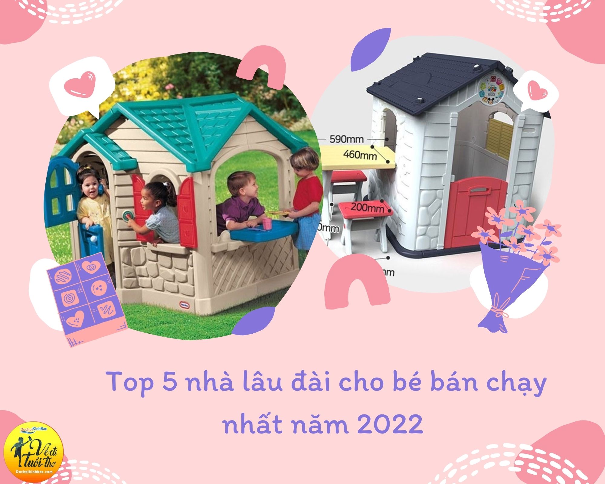 Top 5 nhà lâu đài cho bé bán chạy nhất năm 2022 tại Cam Đường-tỉnh Lào Cai