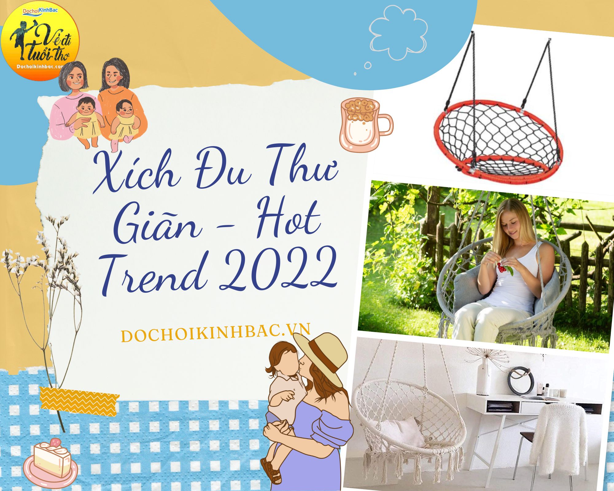 Xích đu thư giãn – lựa chọn bắt trend mới nhất 2022 tại Thải Giàng Phố, Bắc Hà, Lào Cai