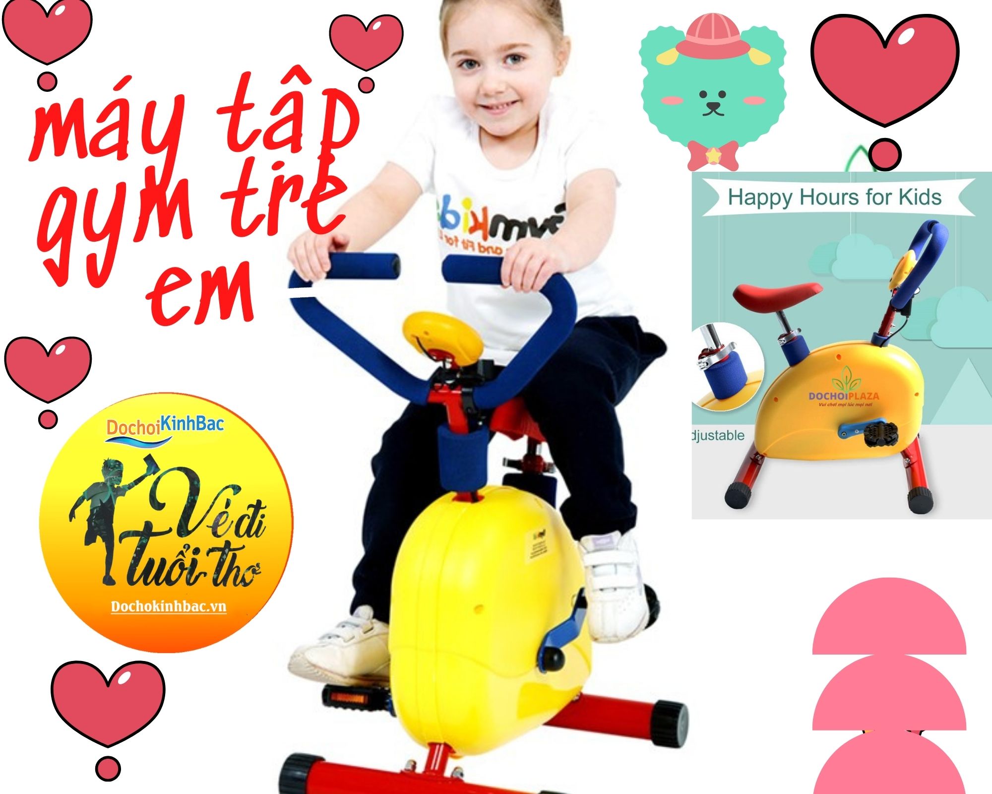 Top 5 sản phẩm thiết bị tập gym trẻ em bán chaỵ nhất tại xã Cẩm Đoài - Cẩm Giang - Hải Dương