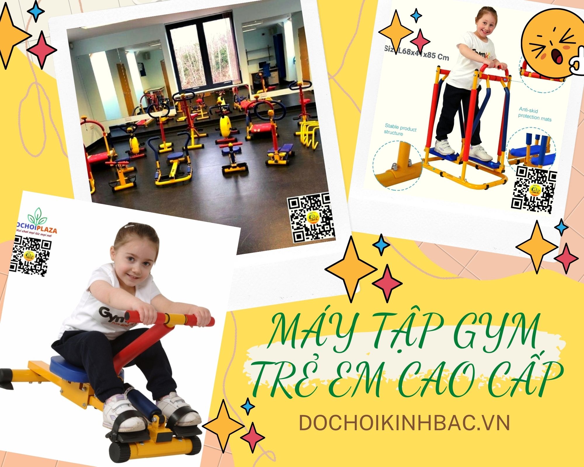 Lợi ích tuyệt vời của máy tập gym cho trẻ em tại xã Cẩm Định, Cẩm Giang, Hải Dương