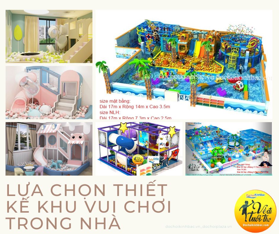 Một số mẫu thiết kế khu vui chơi trẻ em trong nhà tại Hương Sơn Bình Xuyên Vĩnh Phúc