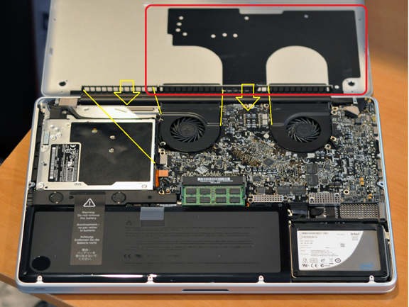 Hướng dẫn cách vệ sinh quạt MacBook ngay tại nhàMột số bụi nhỏ có thể xâm nhập vào bên trong MacBook qua lỗ thông hơi, giao diện USB, v.v., chúng sẽ bám vào phần cứng, chẳng hạn như quạt MacBook. Chúng làm nghẽn kênh làm mát,