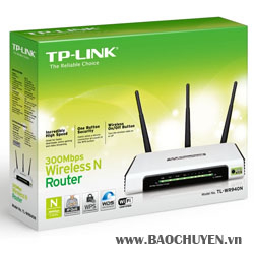 Bộ phát sóng WIFI TP-Link WR940N tốc độ 300Mbps -4 LAN