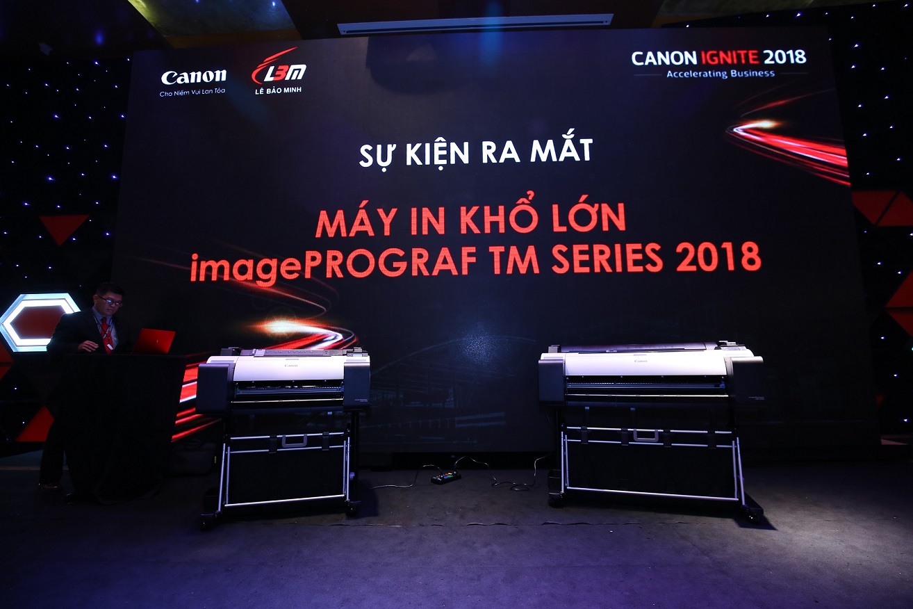 Canon ra mắt dòng máy in khổ lớn imagePROGRAF TM Series Công nghệ flagship trong “thân hình mảnh mai”