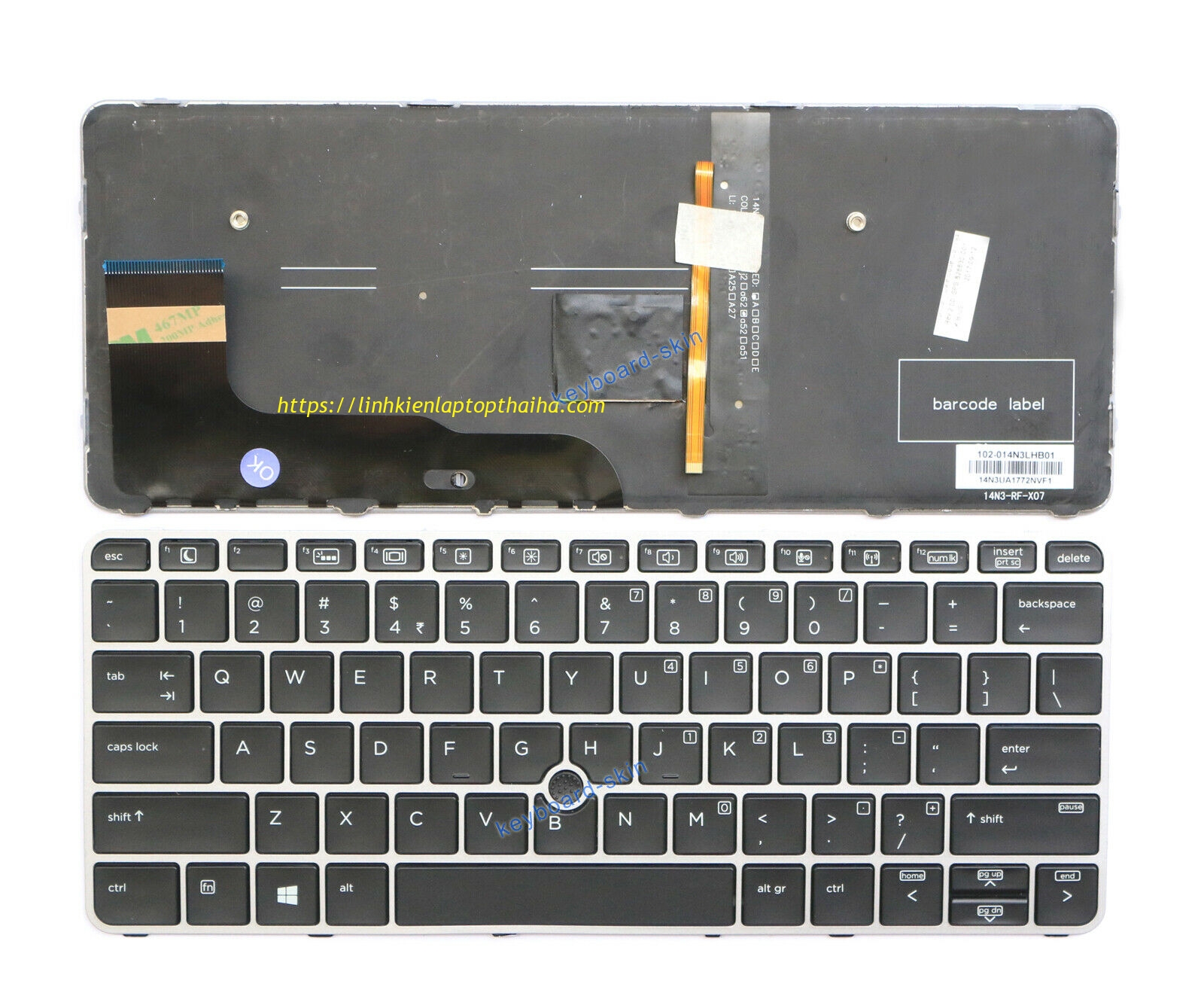 Dịch vụ thay Bàn Phím Laptop HP Elitebook 820 G3 tại Lê Thanh Nghị