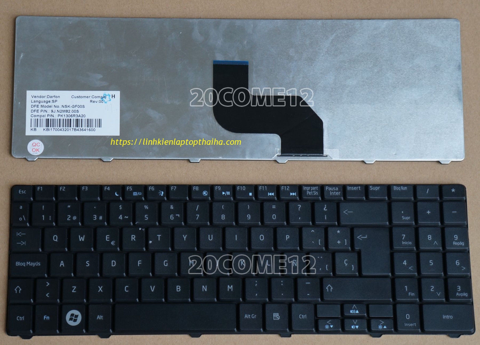 Báo giá Thay Bàn Phím Laptop Acer EMachines E430 E525 E527 E625 E627 E628 E630 E725 E727 Tỉnh Miền Bắc