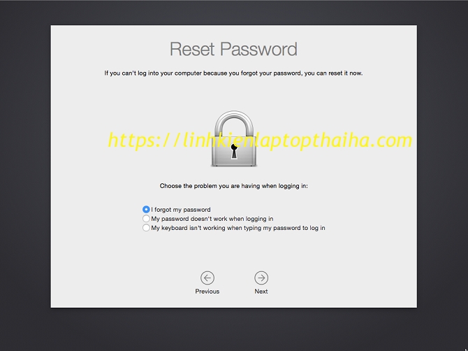 Cách cài đặt và thay đổi mật khẩu Macbook