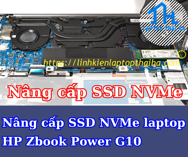 Hướng dẫn thay thế ổ SSD NVMe cho laptop HP Zbook Power G10
