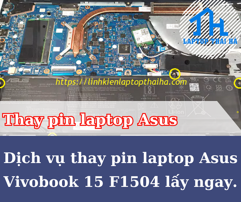 Dịch Vụ Thay Pin Laptop Asus Vivobook 15 F1504