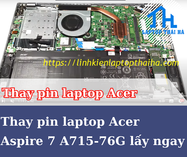 Dịch vụ Thay Pin Laptop Acer Aspire 5 A514 55 5954 lấy ngay