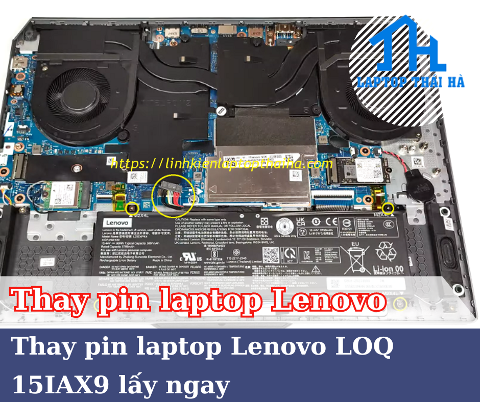Thay pin laptop Lenovo LOQ 15IAX9