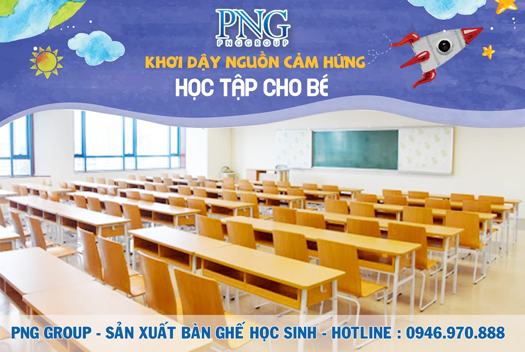 PNG Group - Cung Cấp Thiết Bị Trường Học Chất Lượng Giá Tốt tại Vinh, Nghệ An