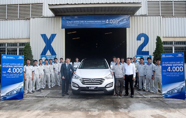 Việt Nam lắp ráp 4.000 chiếc Hyundai SantaFe - ảnh 1