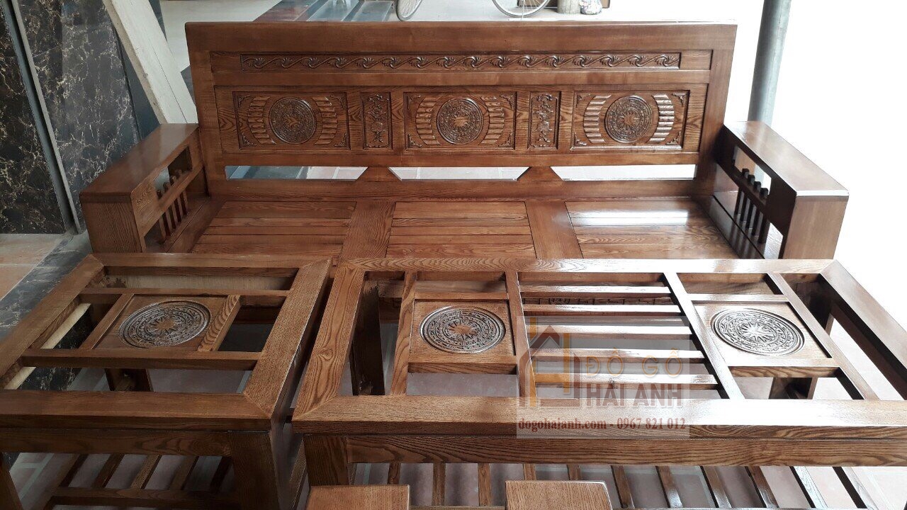 Bàn ghế gỗ phòng khách hiện đại giá rẻ tại Hà Nội