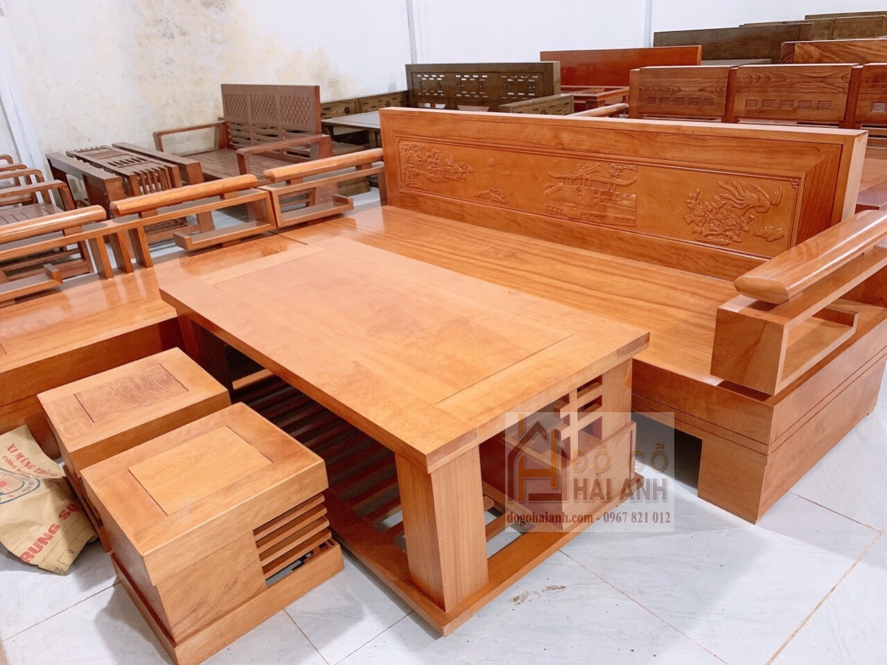 Sofa gỗ góc giá rẻ TPHCM chất lượng cao | KM Giảm 30%