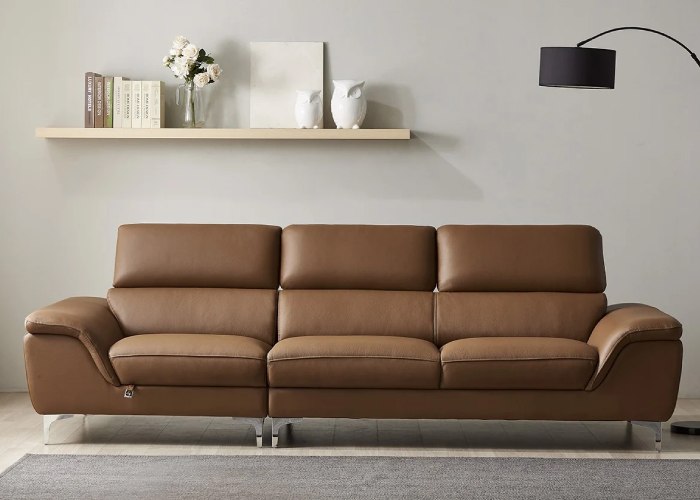 Sản phẩm sofa làm từ chất liệu da cao cấp