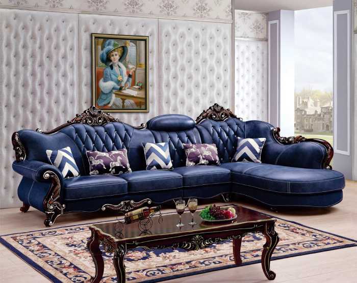 Sofa phòng khách thiết kế phong cách cổ điển