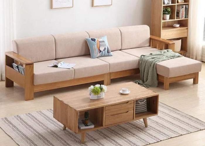 Mẫu sofa gỗ hiện đại, sang trọng được nhiều gia chủ yêu thích