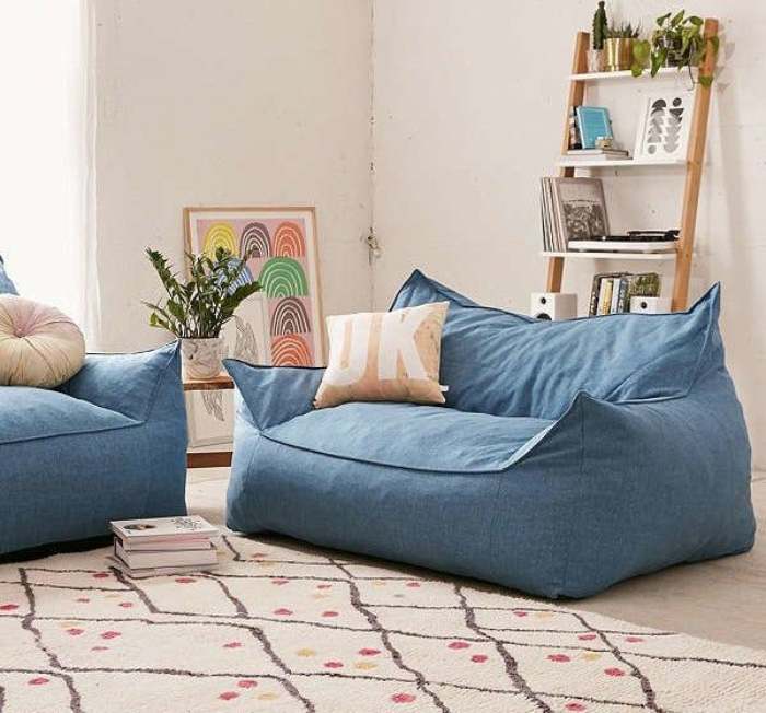 Bộ ghế sofa lười thiết kế nhiều màu sắc có thể dùng tại phòng ngủ hoặc phòng khách