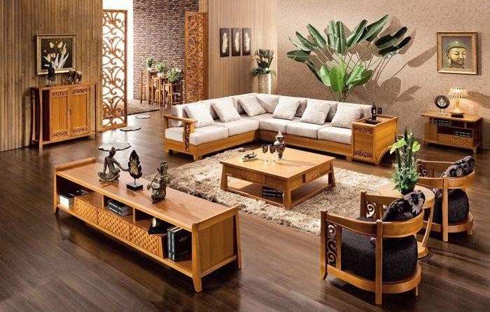 Mẫu sofa gỗ thiết kế theo phong cách cổ điển