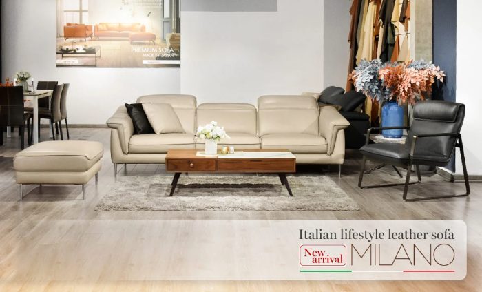 Sofa da Milano là một tuyệt phẩm nằm trong bộ sưu tập “ Davinci Collection 2022” của thương hiệu Davinci
