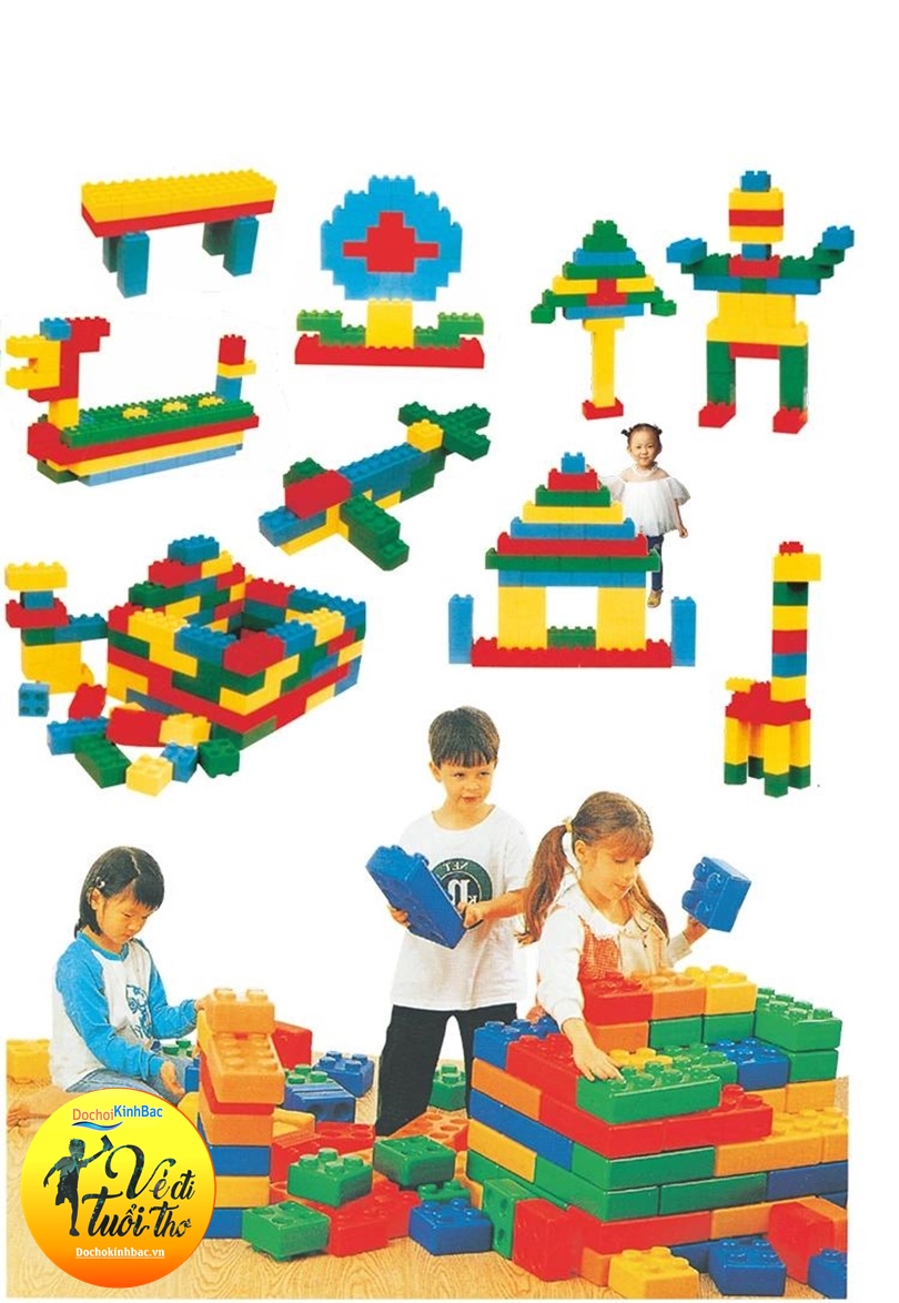 Trò chơi lego xếp hình khơi gợi sự sáng tạo ở trẻ
