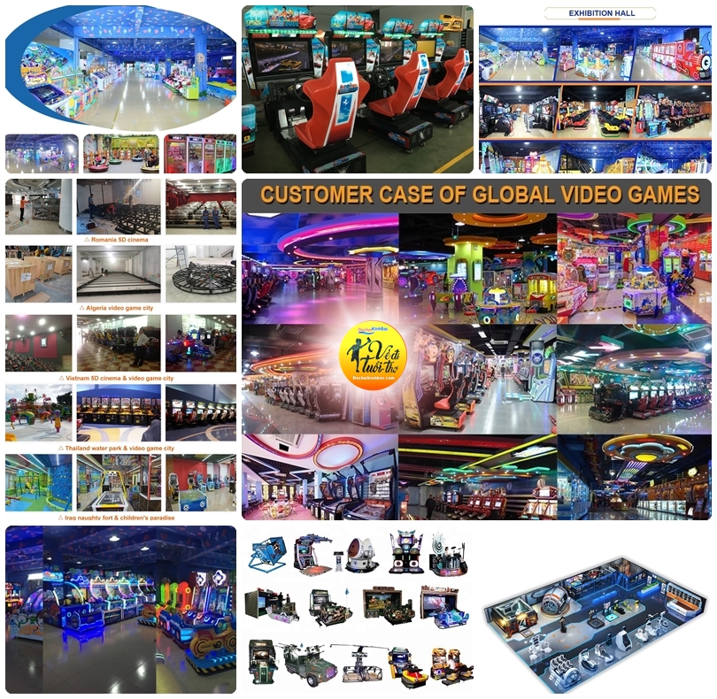 Hình ảnh tổng hợp các loại máy game giải trí của công ty Đồ chơi Kinh Bắc