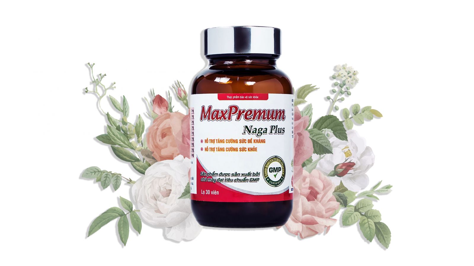Viên uống MaxPremum Naga Plus 30 viên bổ sung vitamin, khoáng chất cho phụ nữ mang thai 1