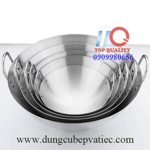chao-inox-cong-nghiep, chao inox cong nghiep, chảo xào công nghiệp, chảo inox lớn, chao inox to