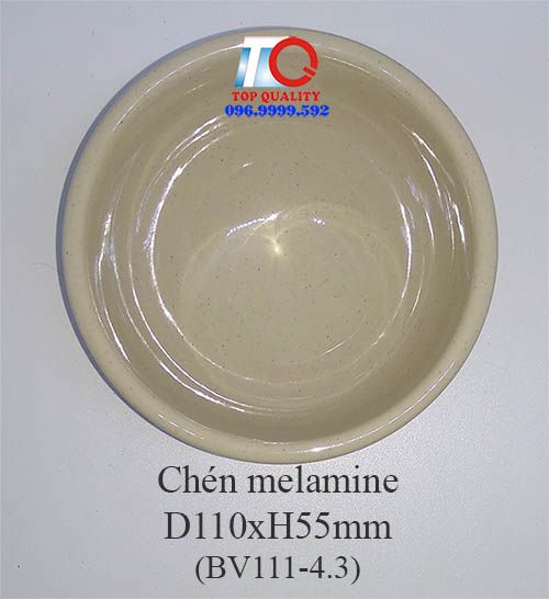 ​Chén melamine màu nâu đá BV111-4.3