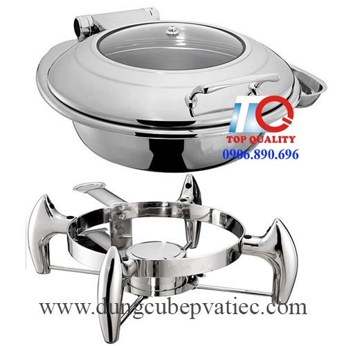 deluxe electricial round chafing dish at hcmc