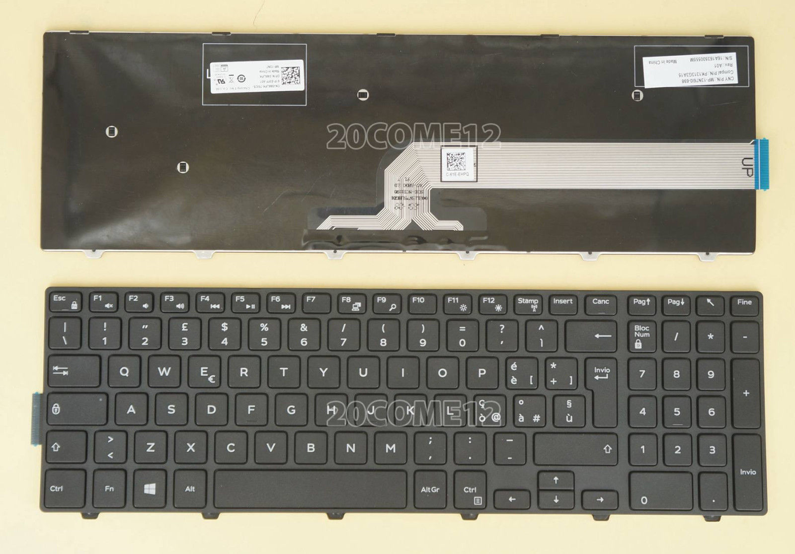 Bàn Phím Laptop Dell Inspiron 3558