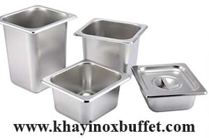 khay inox GN 1/6, khay GN 1/6, khay GN 1/6 inox, gastronorm pan sizes 1/6, khay GN 1/6 giá rẻ tại tphcm