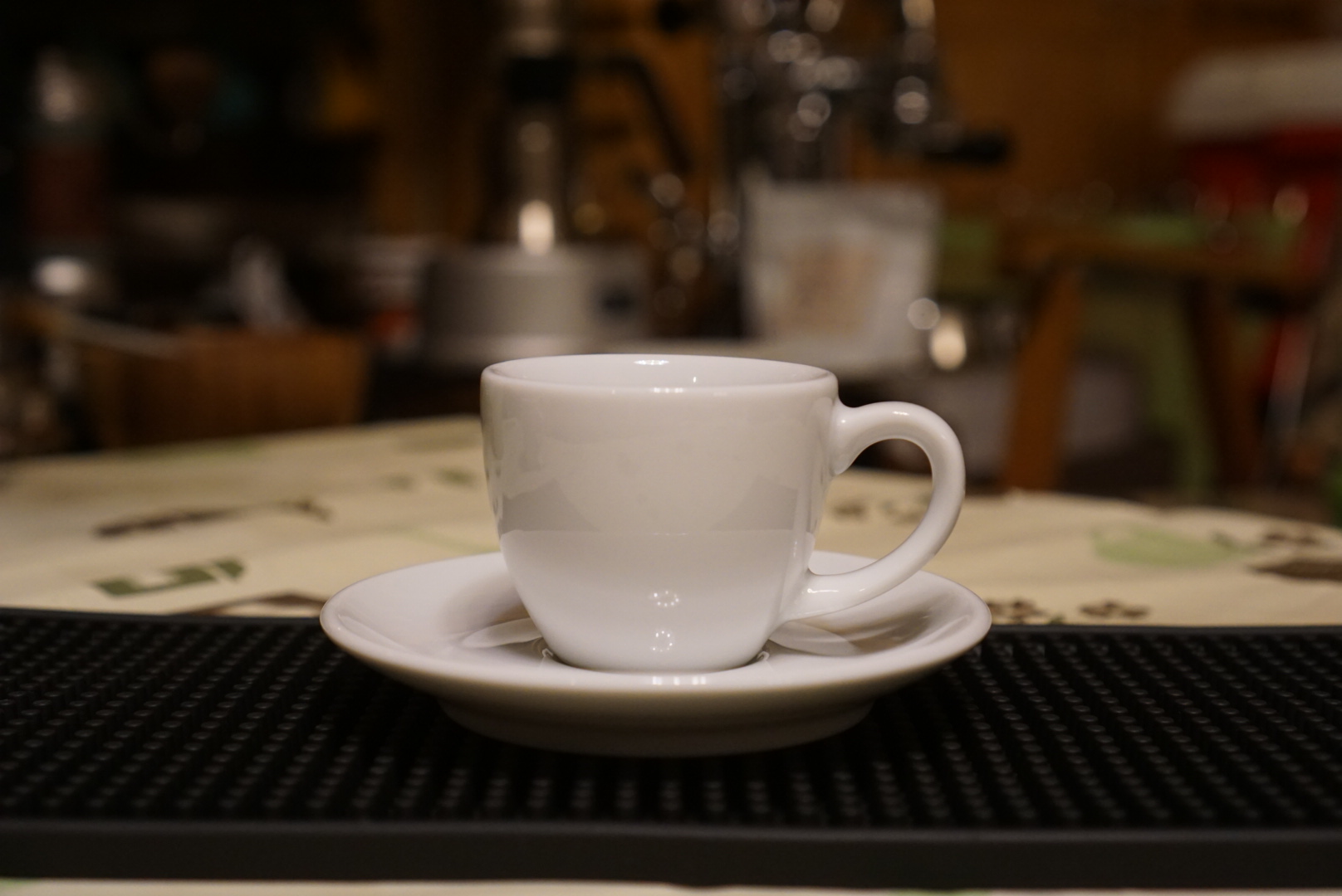 Ly sứ màu trắng espresso Ancap Open 75ml