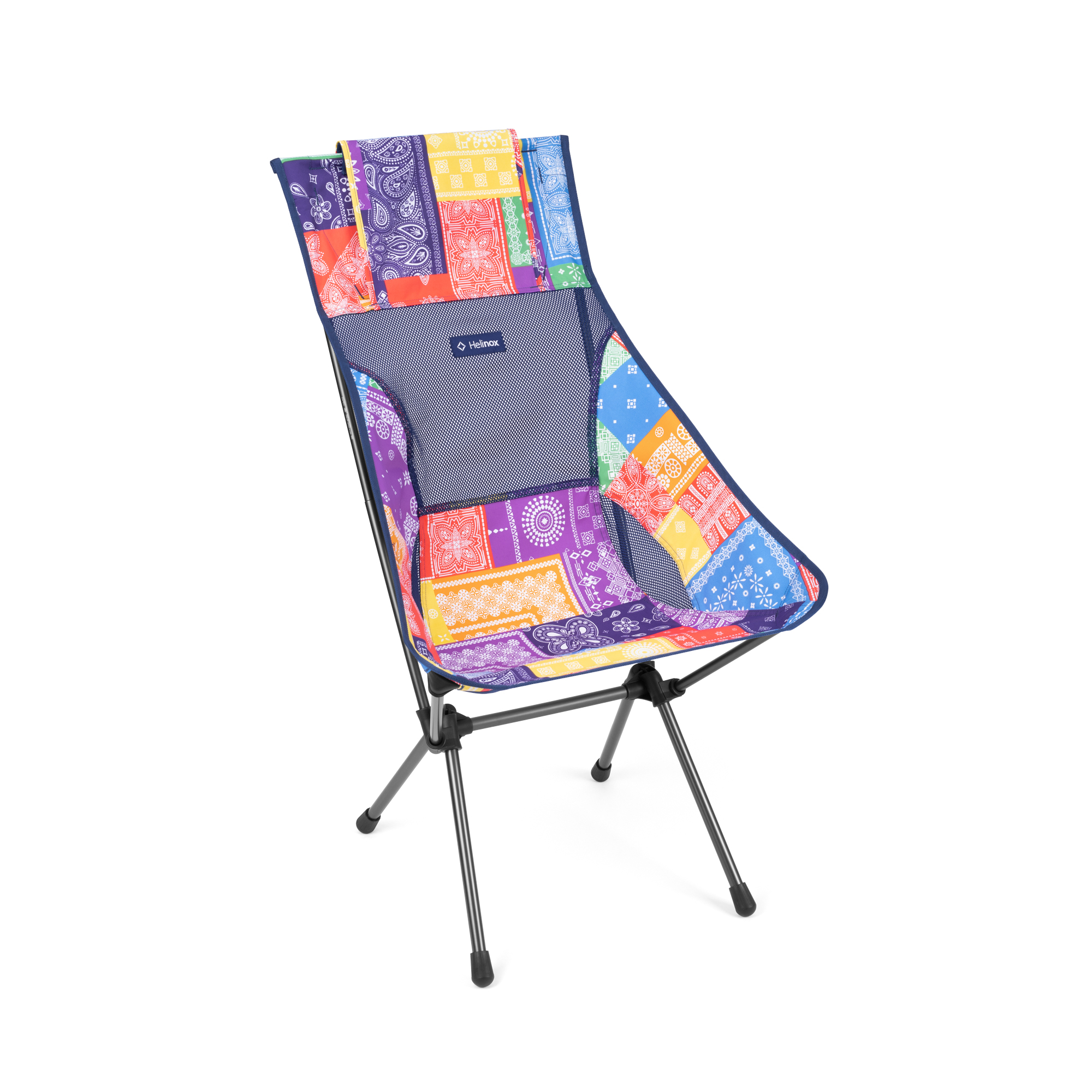 Helinox Sunset chair Rainbow Bandana Quilt